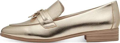 Produktbild von MARCO TOZZI Damen Loafer eleganter Zierriemen Blockabsatz Slipper 2-24308-42, Größe:41 EU, Farbe:Gold