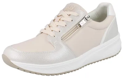 Produktbild von WALDLÄUFER Gonamic H-Mara Damen Schnürhalbschuhe beige Glattleder - Größe: UK 4,5
