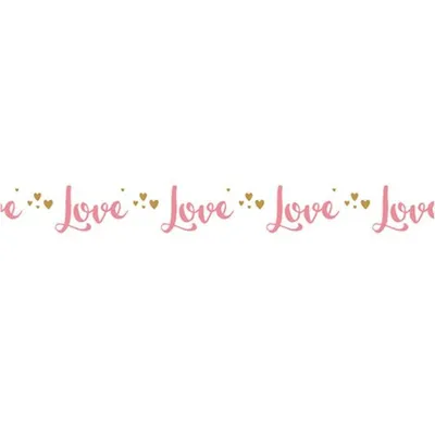 Immagine prodotto di Nastro adesivo Masking Tape B: 10 mm, Love bianco