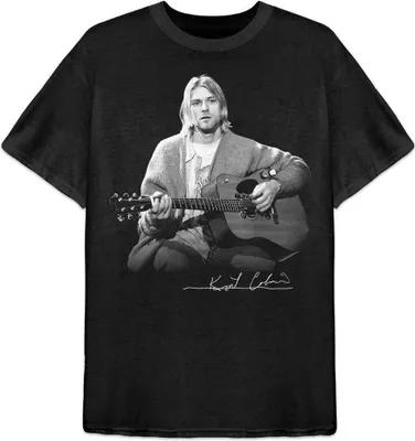 Produktbild von Kurt Cobain Guitar Live Photo Black M T-Shirt
