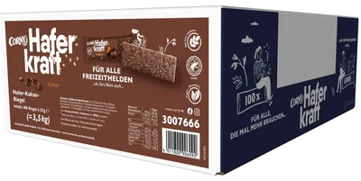 Zdjęcie produktu dla CORNY 3007666 CORNY Haferkraft Kakao Müsliriegel 100 Riegel