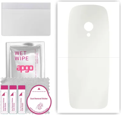 Produktbild von apgo Rückseite Schutzfolie, Matt, kompatibel mit Nokia 6310 2021, Hinten Hydrogel-Displayschutzfolie mit Positionierhilfe, kratzfest, einfache Montage