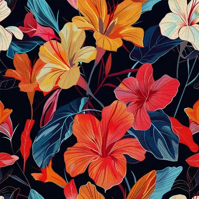 Productafbeelding van Buitenkussens Oxford - Motief: Bloemen I DX5142