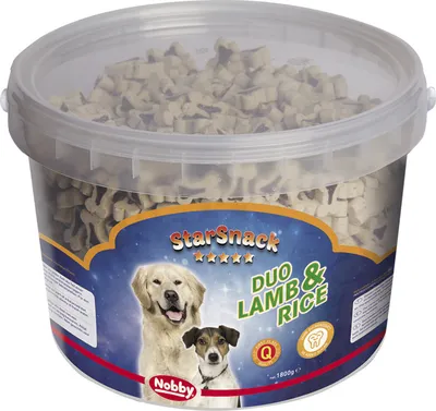 Produktbild von Nobby StarSnack Duo Bones "Lamb & Rice" : 1800g Inhalt: 1800g