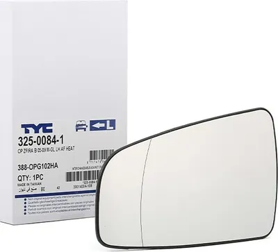 Produktbild von TYC Spiegelglas Außenspiegel Links für OPEL ZAFIRA B (A05) Beheizbar 325-0084-1