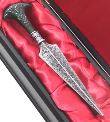 Produktbild von Harry Potter Dagger aus Resin von Bellatrix Lestrange Resinmesser Dekoration
