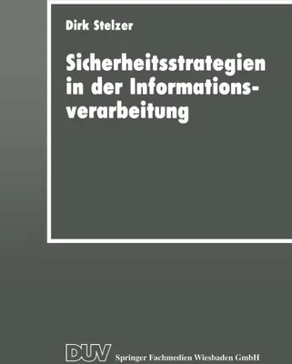 Produktbild von Sicherheitsstrategien in der Informationsverarbeitung
