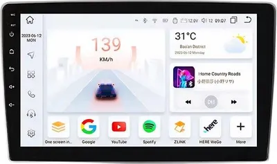Zdjęcie produktu dla Radio samochodowe z Bluetooth i CarPlay do Alfa Romeo Mito 955 (2008–2016) – Kompatybilne z Apple i Android – System stereo – System nawigacyjny – Pamięć 8 GB/128 GB