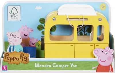 Produktbild von Peppa Pig - Wohnmobil aus Holz mit Figur 07388