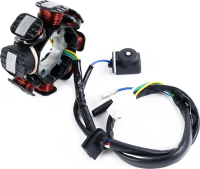 Image de Alternateur BestPrice pour moteur GY6 4 temps, version 2, compatible avec les modèles REX RS 450 et 50