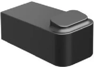 Produktbild von Ravak 10° - Haken, Schwarz X07P555