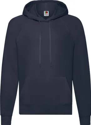 Produktbild von LIGHTWEIGHT HOODED SWEAT | Leichter Uni Kapuzen-Sweatshirt Hoodie – Raglanärmel, Kängurutasche, Baumwolle/Polyester-Mischgewebe