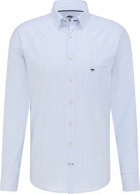 Obrázek produktu pro Košile Fynch Hatton Supersoft Oxford modrá 100% bavlna