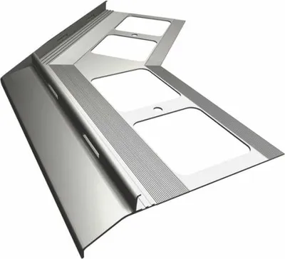 Produktbild von Renoplast Aluminium Traufprofil K20 Harzböden, Außenecke 135°, Grau