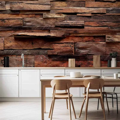 Produktbild von Vlies Fototapete - Rustic Style: Forest Cottage 250x175 cm Muster f-A-0597-a-c
