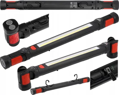 Immagine prodotto di Luce da lavoro magnetica ricaricabile, luce vano motore 10W, 1000lm 3,4V / USB, COB LED