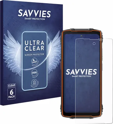 Produktbild von 6x Für Blackview BV8200 Schutzfolie Savvies Displayschutz Display Schutz Folie Klar Transparent