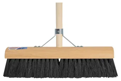 Productafbeelding van Zaalveger zwart 40 cm incl. steel TalenTools