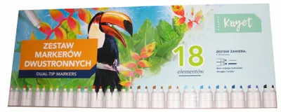Produktbild von Kayet Double-Sided Marker Set 18 Farben