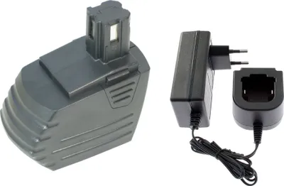Produktbild von Trade-Shop 2in1 Set: Ni-Mh Akku 15,6V / 3300mAh + Ladegerät Netzteil für Hilti SF150 SF150-A SF150A SF151 SF151-A SF151A SFH151 SFH151-A SFL12/15