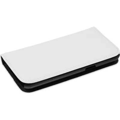 Produktbild von PhoneNatic Kunst-Lederhülle kompatibel mit LG K4 2016 - Book-Case weiß + 2 Schutzfolien