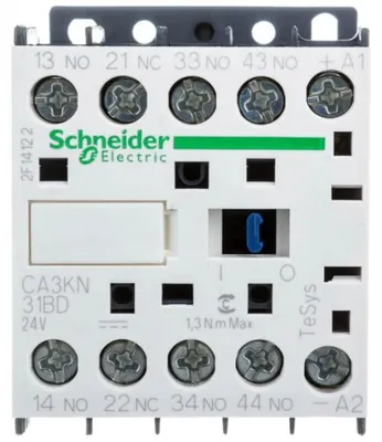 Imagen del producto de Schneider Electric CA3KN31BD, gris, 24 V, 45 x 57 x 58 mm, 225 g
