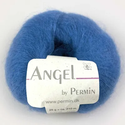 Image de Angel by Permin – Fil de mohair et soie Kid de luxe (70/30) (89 sportsblau)