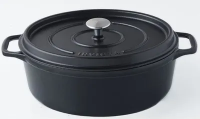 Produktbild von Invicta 40329, Auflaufform, Oval, 6 Person(en), Gas, Induktion, Schwarz, Frankreich