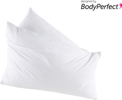Häussling Komfora® by BodyPerfect Kopfkissen 40x80 cm | Höhenverstellbares Kissen, auch für Allergiker geeignet, Deutsche Manufaktur, Bezug 100% Baumwolle