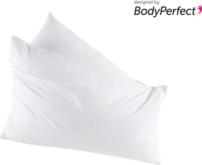 A white pillow is shown against a white background.