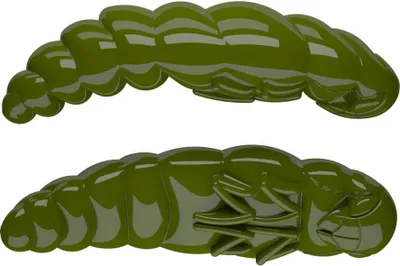 Produktbild von Libra Lures Largo 35 Gummilarven Käse schwimmend Olive
