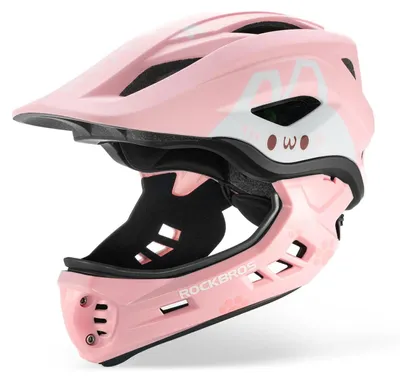 Immagine prodotto di Casco, design ultraleggero, protezione completa del viso, colore rosa, taglia S