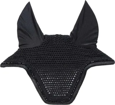 Obrázek produktu pro Kentucky Horsewear Wellington Glitter Band Fly Ears, velikost:Warmblood, barva:černá