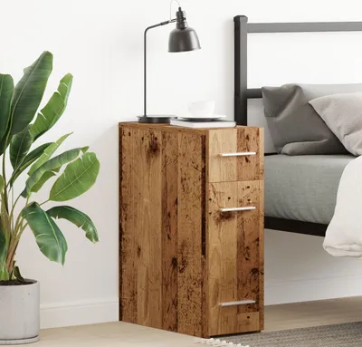 Produktbild von Möbel Apotheker-Schrank aus altem Holz 20x45,5x60 cm aus Holzwerkstoff - Kommoden 862635