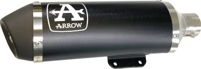 Produktbild von ARROW urban ciemny aluminiowy tłumik wsuwany i zaślepka do Piaggio Vespa sprint 125 3v