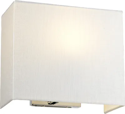 Produktbild von Elstead Riley Wandleuchte E27 Medium Poliertes Chrom Elfenbein