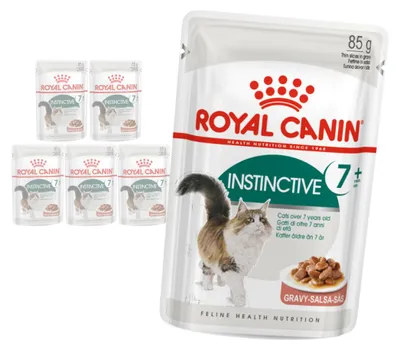 Zdjęcie produktu dla Royal Canin Instinctive +7 w Sosie 6x85g Karma Mokra Dla Kotów Starszych Wybrednych