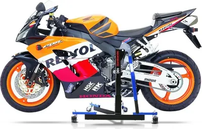 Zdjęcie produktu dla Stojak centralny CS Power Evo do Honda CBR 1000 RR Fireblade 04-07 Niebieski
