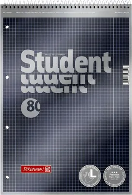 Produktbild von BRUNNEN Collegeblock Student Premium A4 kariert