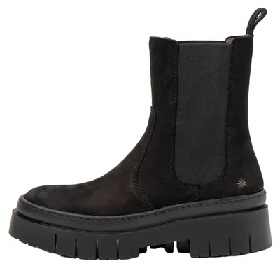 Image de Art Bottines pour Femme 1954 NOBUCK BLACK/AMBERES Couleur Noir