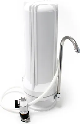 Image de Naturewater TR201 Filtre à eau potable sur évier – à 1 étape – 70 x 120 x 330 mm – 180 l/h – pour 10" (254 mm) / Ø 62 mm – avec Cartouche Sédiments 5 µ – Purification Filtration