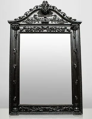 Produktbild von Gigantischer Casa Padrino Barock Spiegel Löwe Schwarz H 270 cm B 165 cm - Edel & Prunkvoll