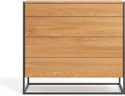 Produktbild von Skandinavische Moon-Kommode 120 cm, Massivholz