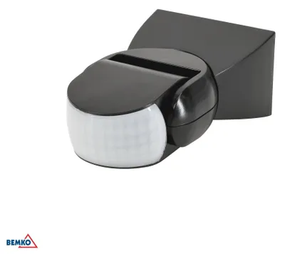 Immagine prodotto di Sensore di movimento PIR1200W, angolo di rilevamento 180°, grado di protezione IP65, colore nero