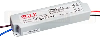 Immagine prodotto di Trasformatore LED 24W 2A 12V Alimentatore trasformatore impermeabile IP67 per illuminazione a strisce LED