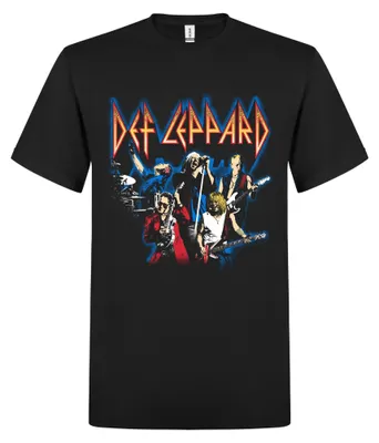Produktbild von Def Leppard Tour 2026 Offizielles T-Shirt im Band-Design aus 100% Baumwolle