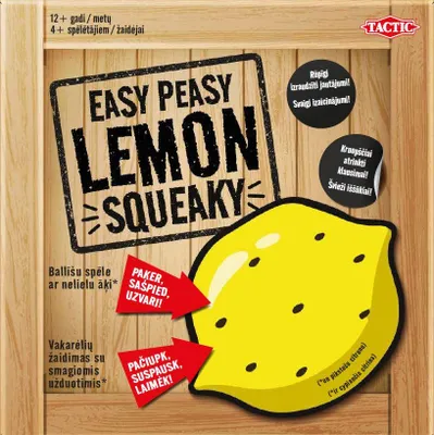 Image de Jeu de société Lemon Squeaky pour une partie familiale amusante, 2 à 4 joueurs