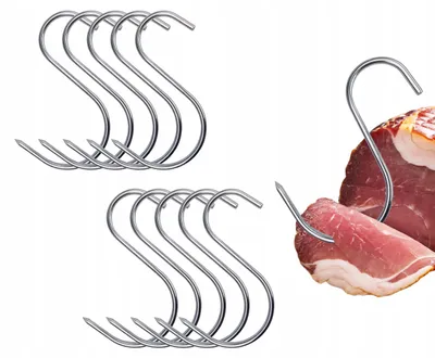 Produktbild von J.A. Stallux S-411 Räucherhaken 4mm stark 10 Stück