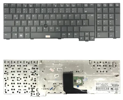 Produktbild von DEUTSCHE - Tastatur mit Mausstick für HP EliteBook 8740w (WD758EA), 8740w (WD938EA)