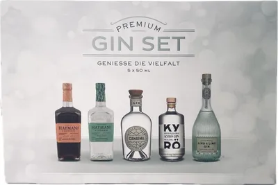 Produktbild von Premium Gin Set 40,94% Vol.5x 50 ml